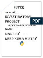 Computer Science INVESTIGATORY PROJECT