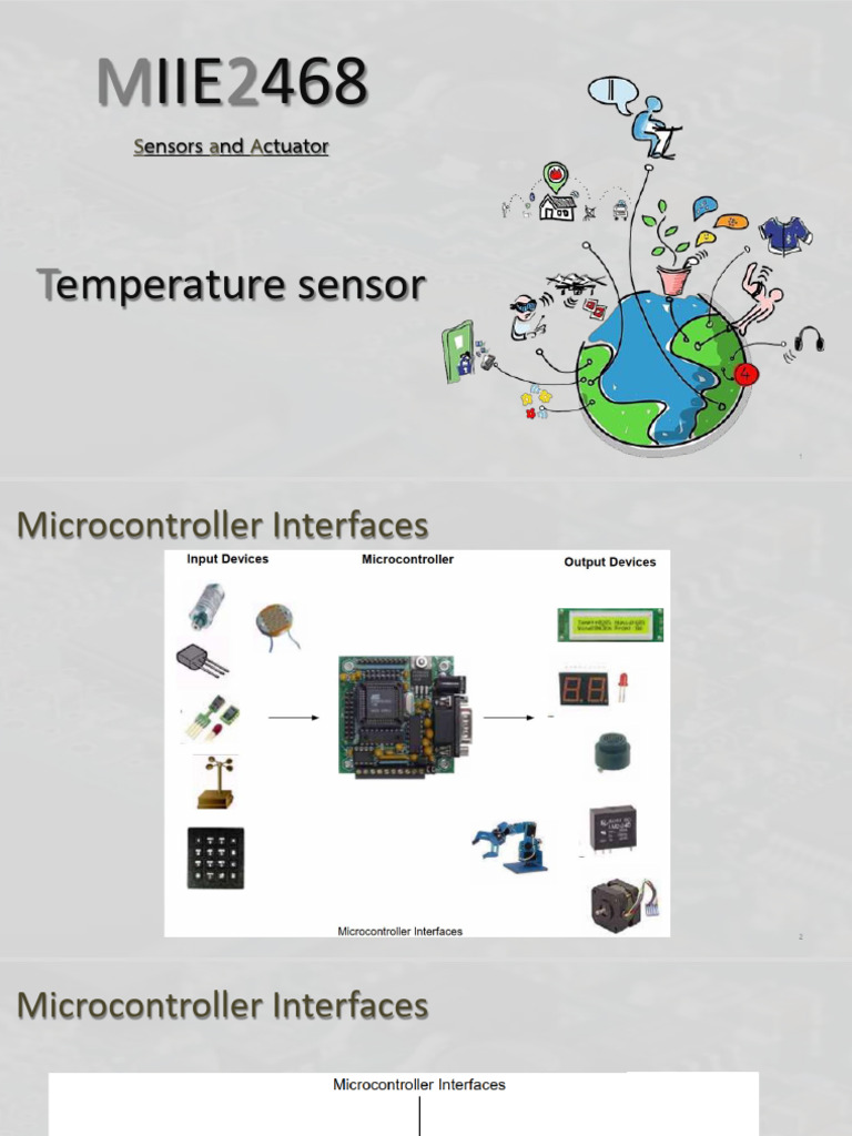 Types of Temperature Sensors Explained | PDF | Thermocouple ...