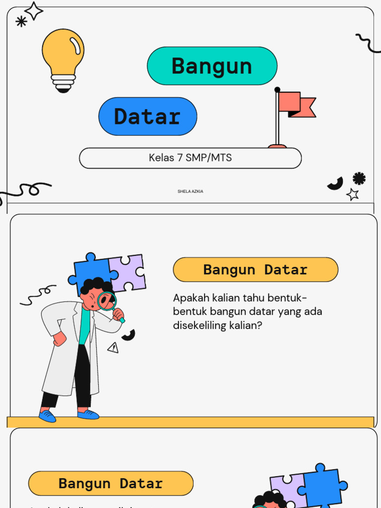 Sifat dan Contoh Bangun Datar Kelas 7 | PDF