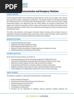 Safety Instrumentation and Emergency Shutdown Outline