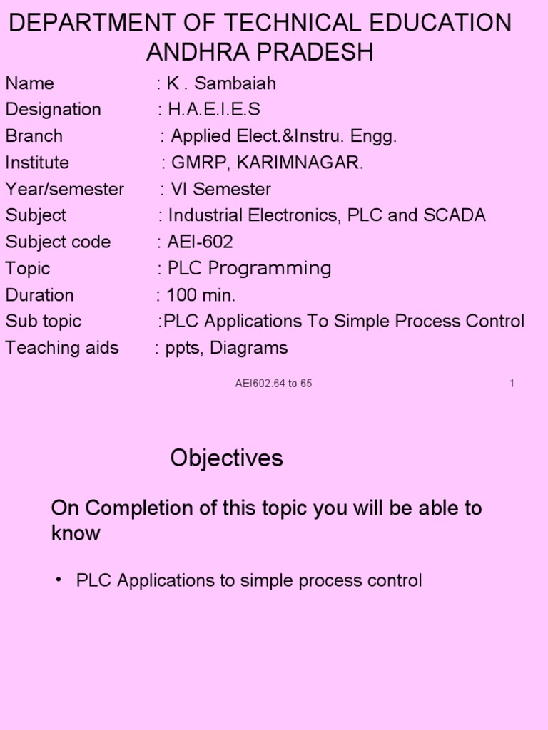 PLC Programming for Traffic Control Systems | PDF | Programmable Logic ...