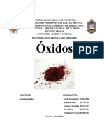 (TRABAJO ESCRITO) Oxidos