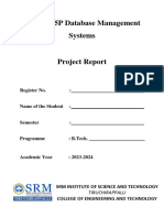 DBMS Report Front Page (1)
