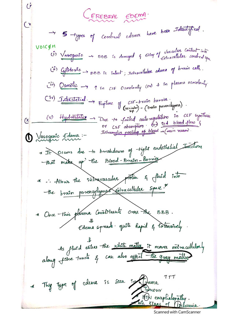 Cerebral Edema and Raised ICT | PDF