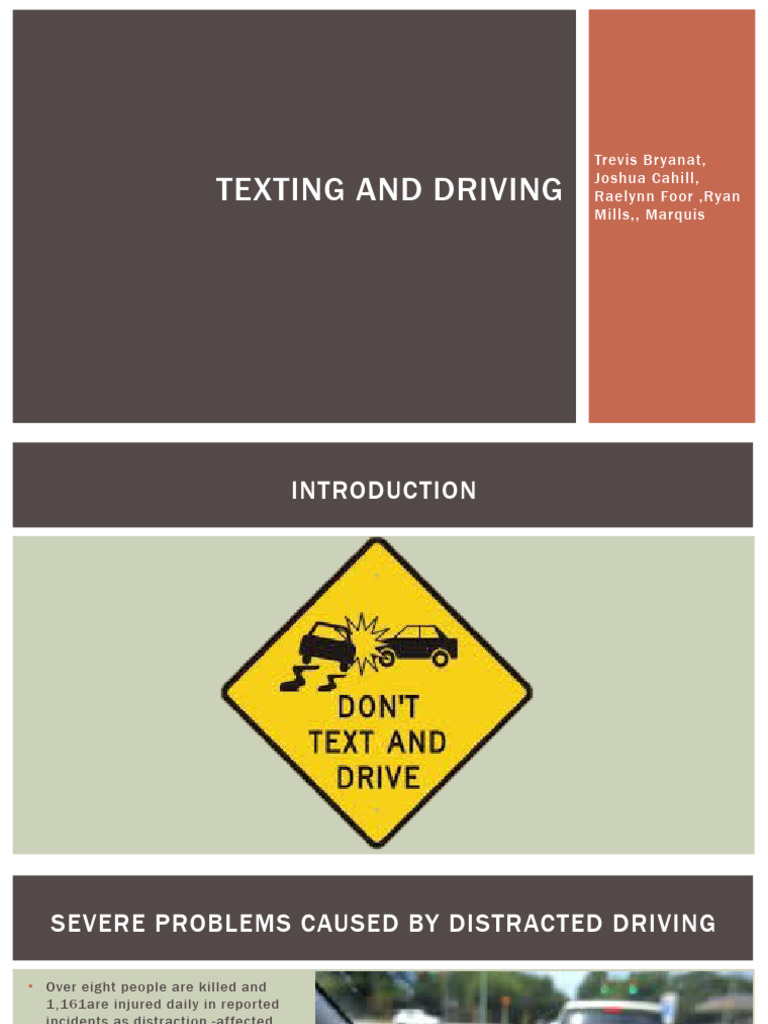 Stop Texting: Save Teen Lives | PDF | Traffic Collision | Safety