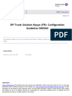 TC3047en-Ed01 SIP Trunk Solution Keyyo-TopoC-FR Configuration Guideline For OXO Connect ONE060