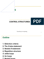 Chap4 ControlStructures