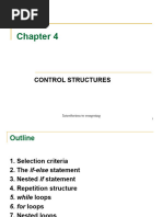 Chap4 ControlStructures