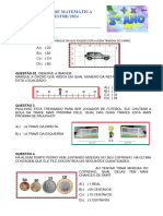 Avaliação de Matemática - 3º Ano - 1º Bimestre 2024