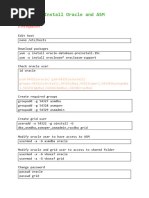 Oracle ASM Installation