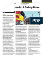 Managing Health & Safety Risks (No. 10) Common Design Hazards