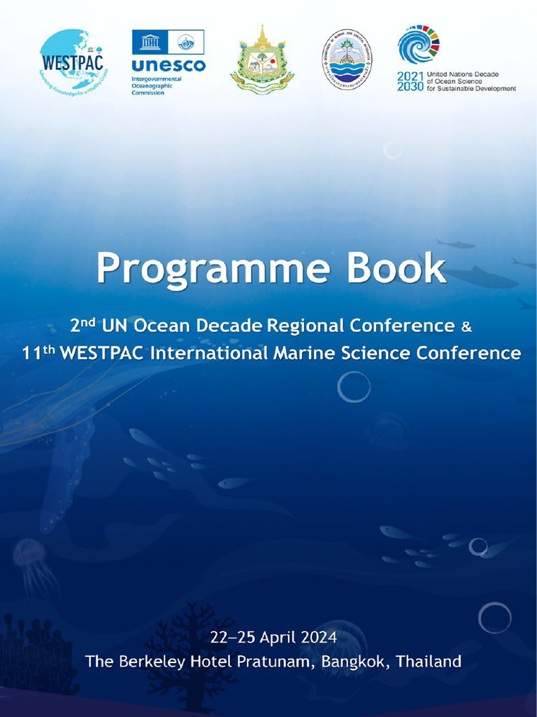UN Ocean Decade & WESTPAC Conference | PDF | Sustainability | Oceans
