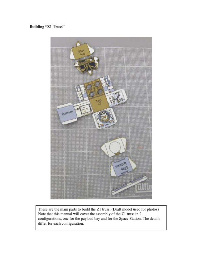 Z 1 Instruct Manual | PDF | International Space Station | Astronautics