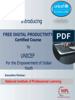 Free UNICEF Digital Productivity Course (Process)