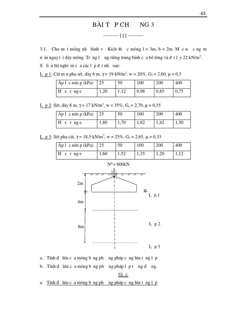 Giai Bai Tap CHD 03 | PDF