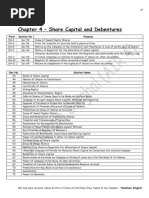 Chapter 4 - Share Capital and Debentures