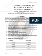 Design and Evaluation of Zip Stich Banndage For Wound Healing A Novel Appraoch Ijariie23619