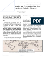 Examining the Benefits and Drawbacks of the Sand  Dam Construction in Cadadley Riverbed