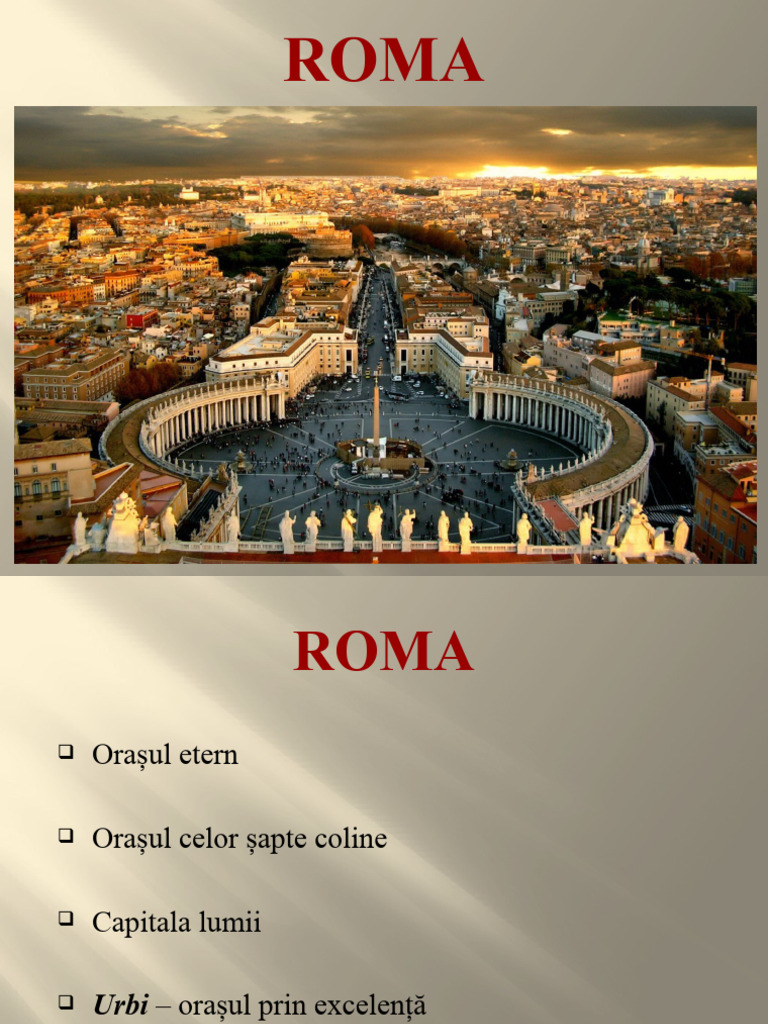 ROMA - Scurtă Prezentare | PDF