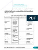 Contoh Pengerjaan Analisis Kebutuhan Pengguna