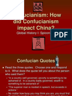 Confucianism - How Did Confucianism Impact China