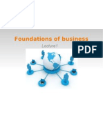 Foundations of Business
