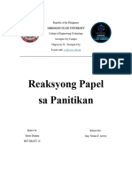 Reaksyong Papel DULPINA