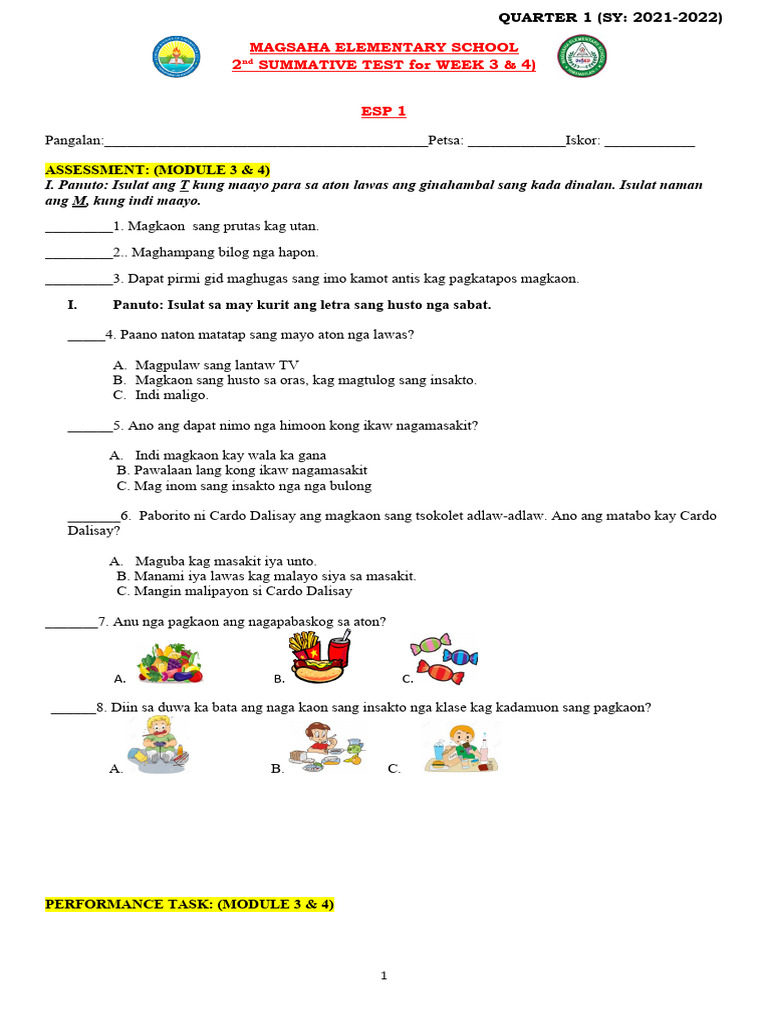 2nd ST (All Subjects) | PDF