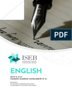 ISEB CE CASE English 13 Specification 2020 8.22