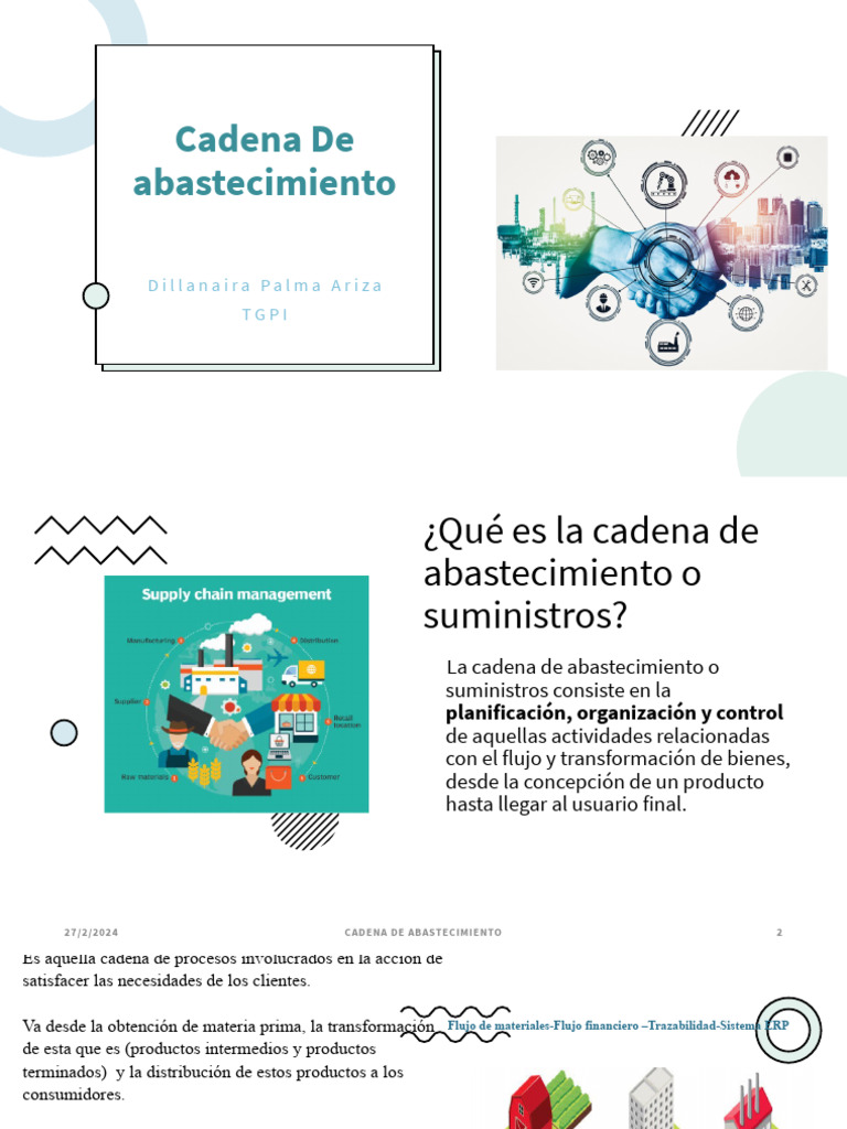 Guía sobre la Cadena de Abastecimiento | PDF | Cadena de suministro ...