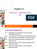 Chapter 10 Credit Risk I - Individual Loan Risk