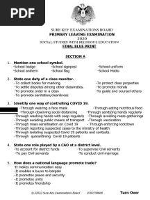 Sure Key Examinations Board p.7 Making Guide Social Studies