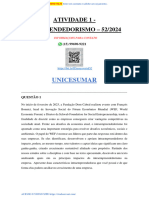 Atividade 1 - Empreendedorismo - 52 - 2024