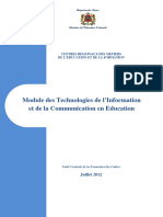 Module Des Technologies de L'information Et de La Communication en Education