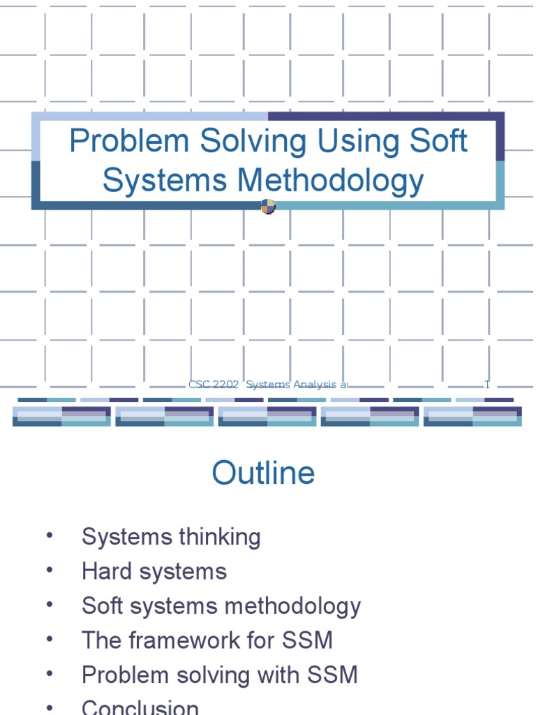 research paper soft systems methodology