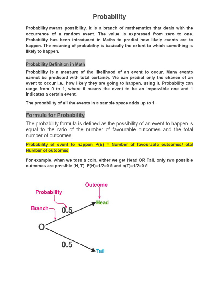 Probability Chap 2 Part 5-1 | PDF | Probability | Theorem