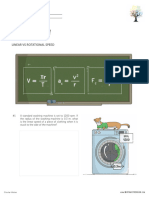 Circular Motion: Linear Vs Rotational Speed