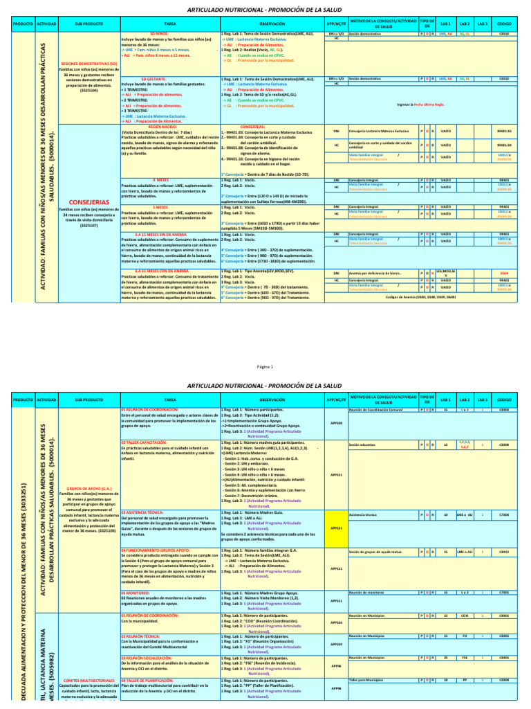 2023 Registro Promsa | PDF | Amamantamiento | Determinantes de la salud