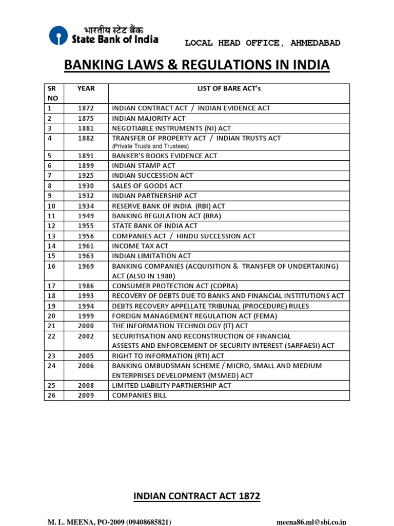 Banking Laws Regulations in India Negotiable Instrument Cheque Free 30day Trial Scribd