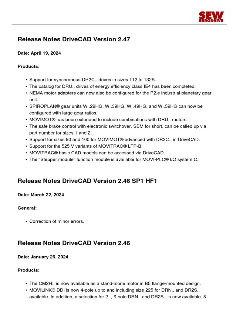 Release Notes | PDF | Equipment | Electrical Engineering