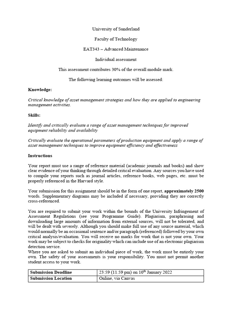 Eat 343 assessment 1 2021 22 download free pdf critical