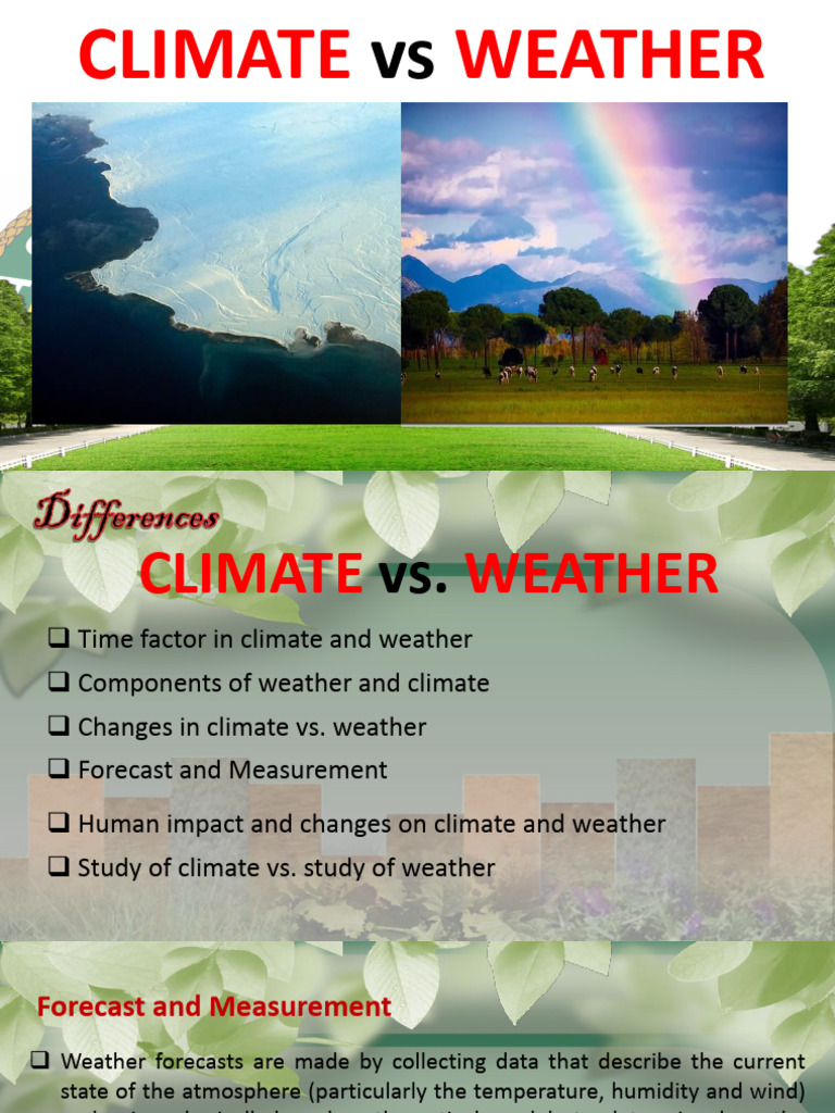 2 Climate and Weather 1 1 | PDF | Climate | Weather