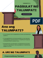 K5 Talumpati