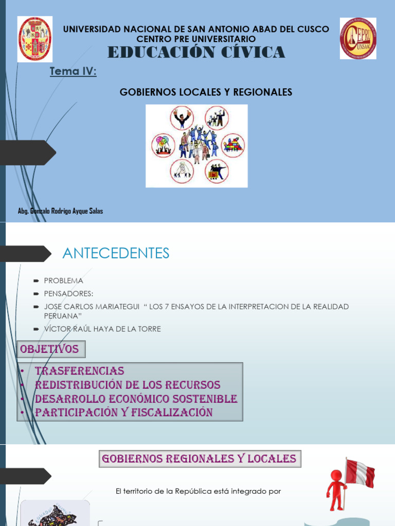 Gobiernos Locales y Regionales 2023 | Descargar gratis PDF | Alcalde ...