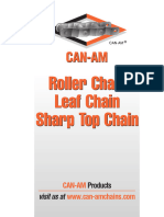 Roller Chain Size Chart With Dimensions | PDF