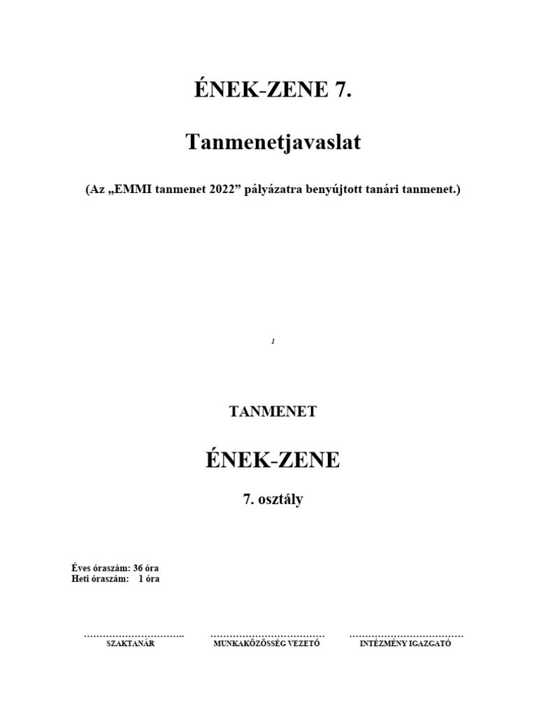 Enek-Zene 7 | PDF