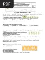 QUIZ DA MATEMÁTICA 7 Ano | PDF