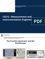 CS212 Function Generator and Osciloscope