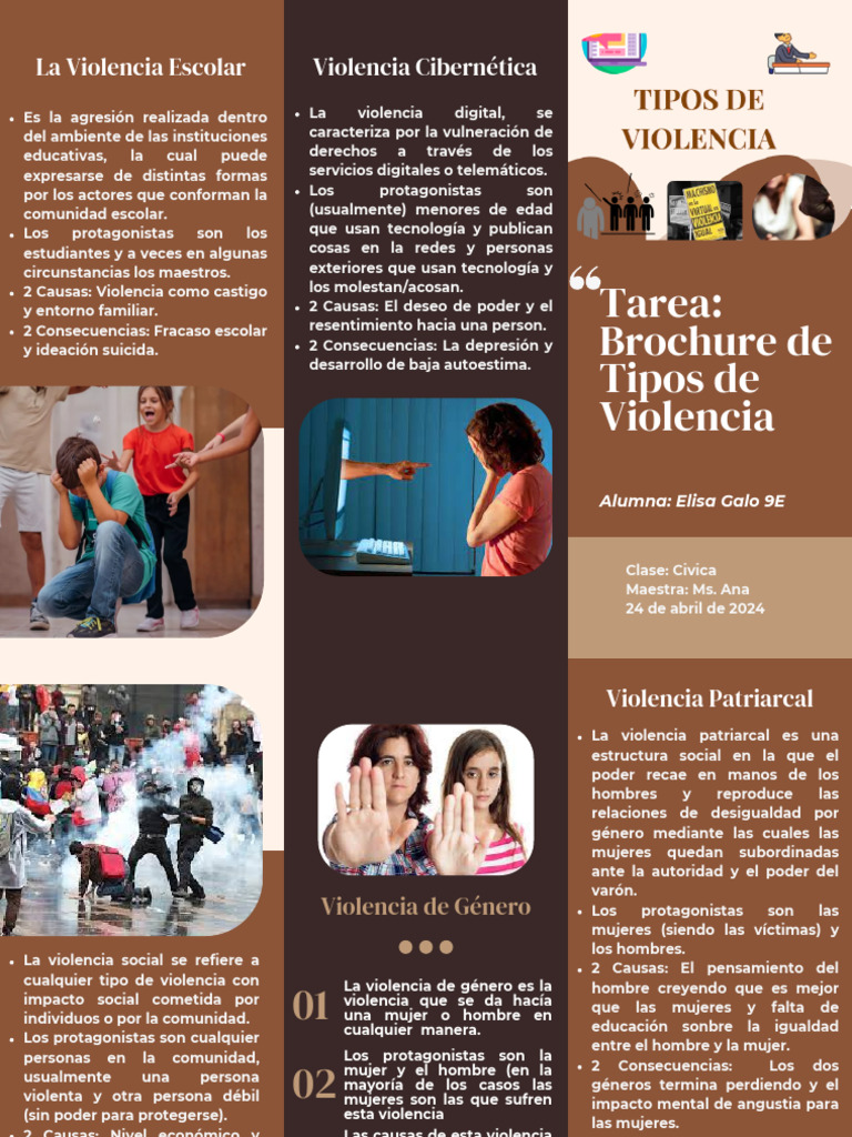 Causas y Consecuencias de la Violencia | PDF | Violencia | Depresión ...