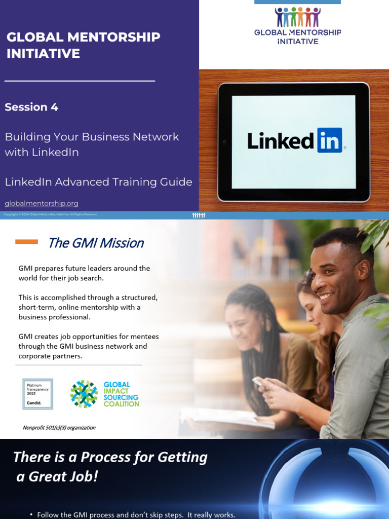 Gmi s4 English Linkedin Advanced Training Guide | PDF | Linked In ...